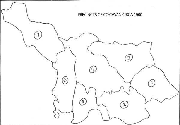 Precincts of Co. Cavan