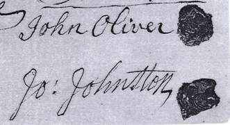 1766 John Oliver & Joseph Johnston signatures.jpg