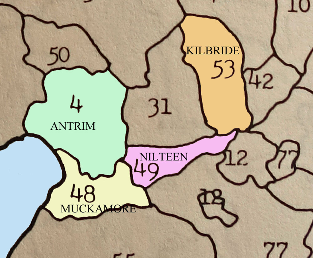 Parishes surrounding Steeple