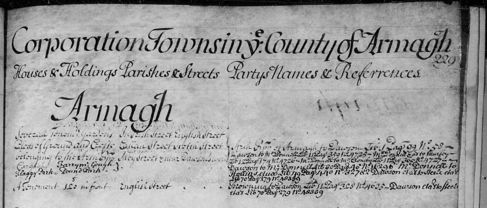 1708-1739 Armagh