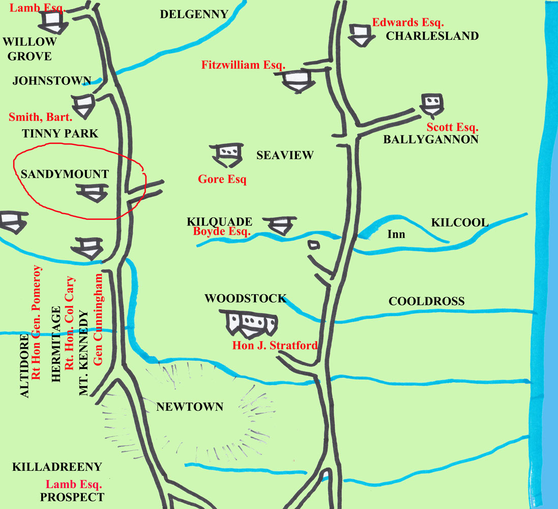 SAndymount environs